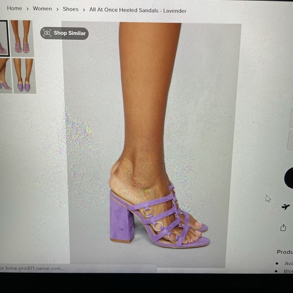 FashionNova all at once heeled sandals. US 8 - Picture 9 of 9